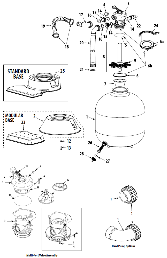 FILTER PARTS : SAND FILTER PARTS : CAREFREE SAND FILTER PARTS